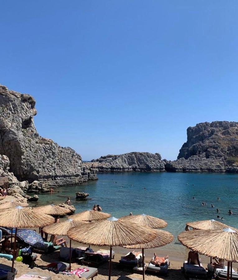 Fedra Apartments Lindos Buitenkant foto