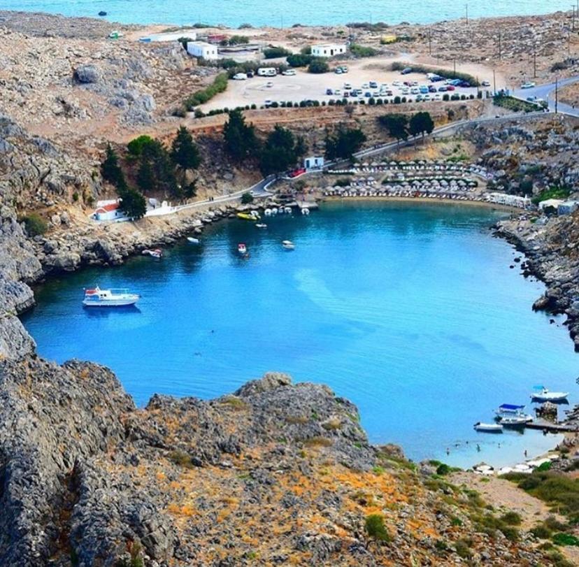 Fedra Apartments Lindos Buitenkant foto