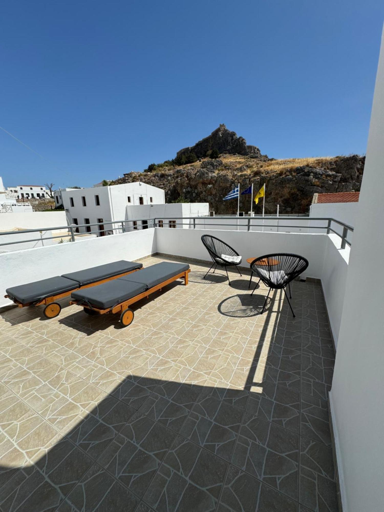 Fedra Apartments Lindos Buitenkant foto